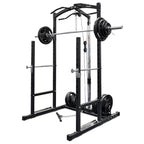 Squat Rack with Lat Pulldown + Bench + 120kg Olympic Barbell Set