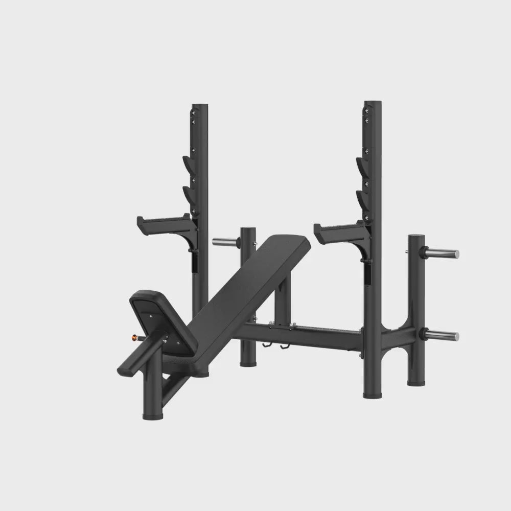Insight Commercial Incline Olympic Bench Press Video