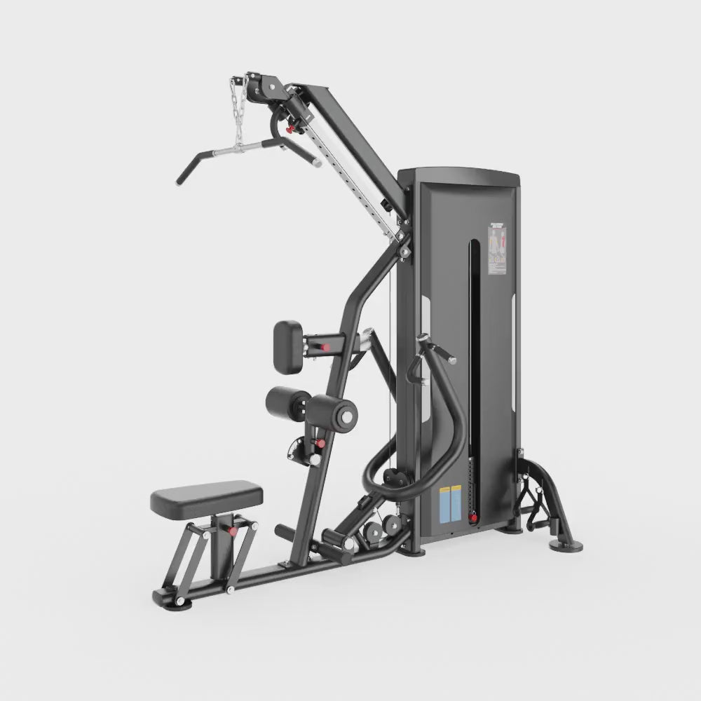 Insight Commercial Lat Pulldown + Seated Row machine Video