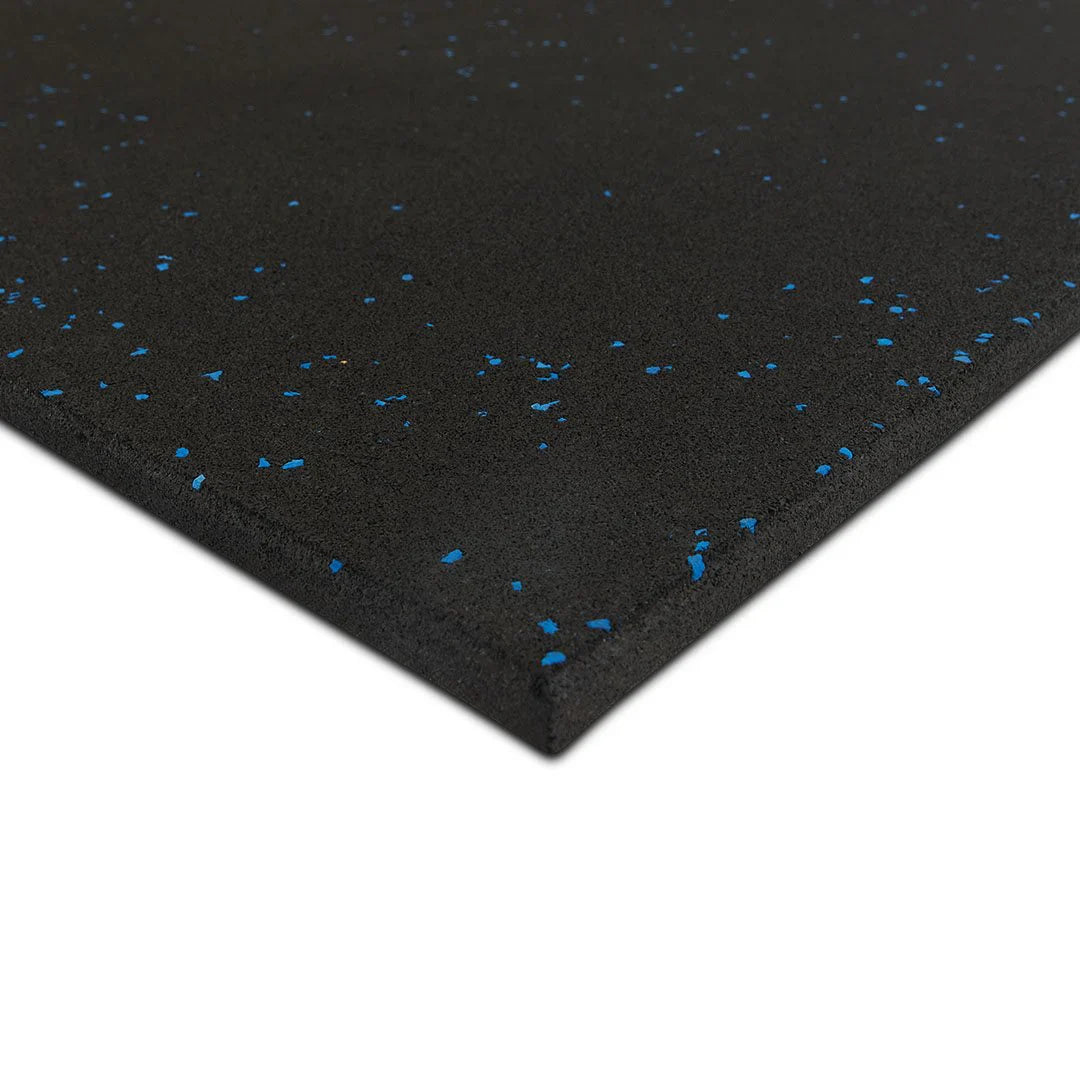 50-Pack Blue Fleck Rubber Gym Floor Tiles