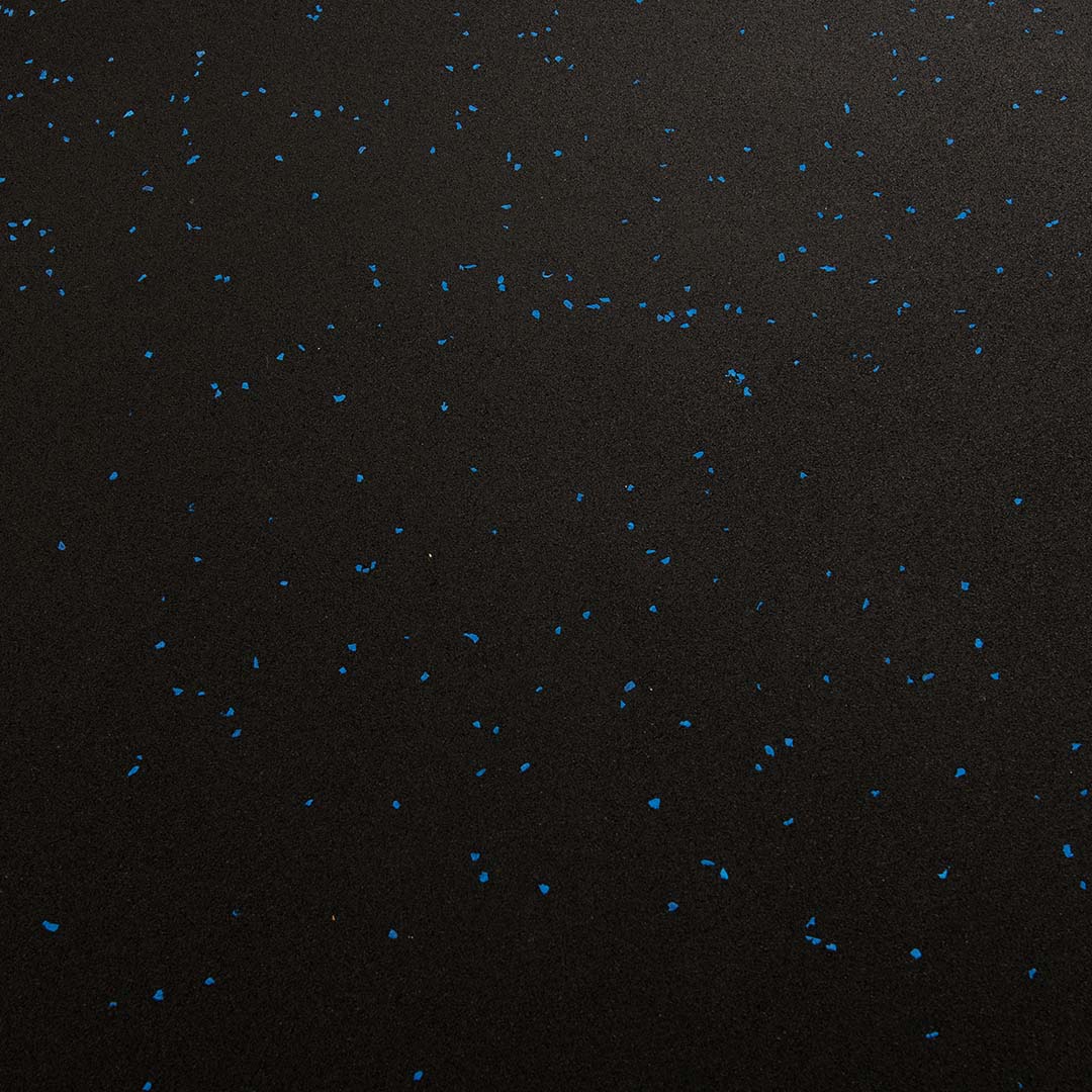 50-Pack Blue Fleck Rubber Gym Floor Tiles