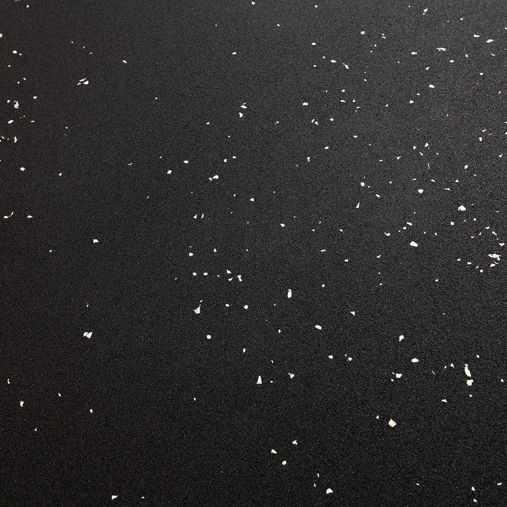 50-Pack White Fleck Rubber Gym Floor Tiles